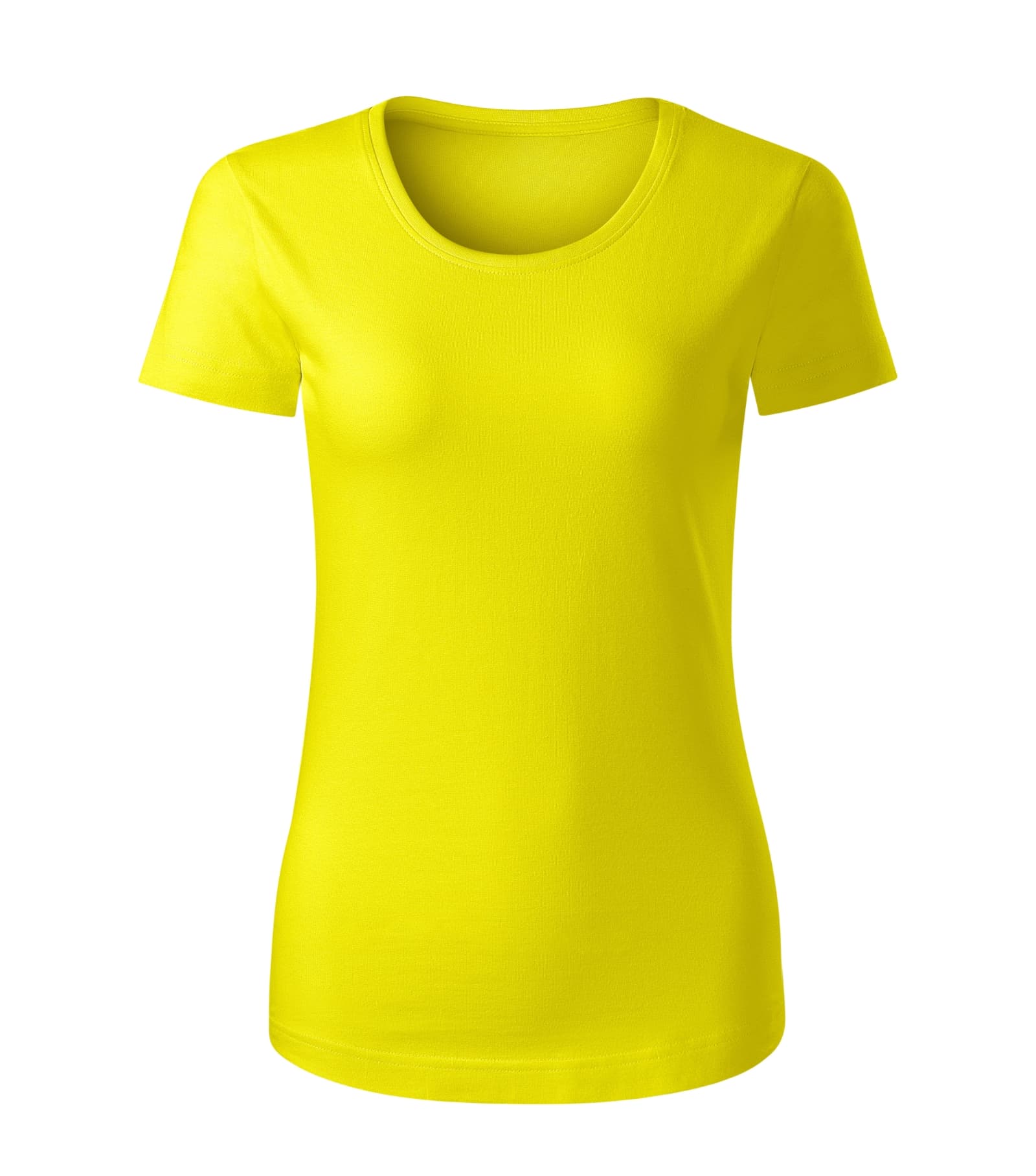 Solace Harbor - T-shirt women's 100% organic cotton - 821 in lemon