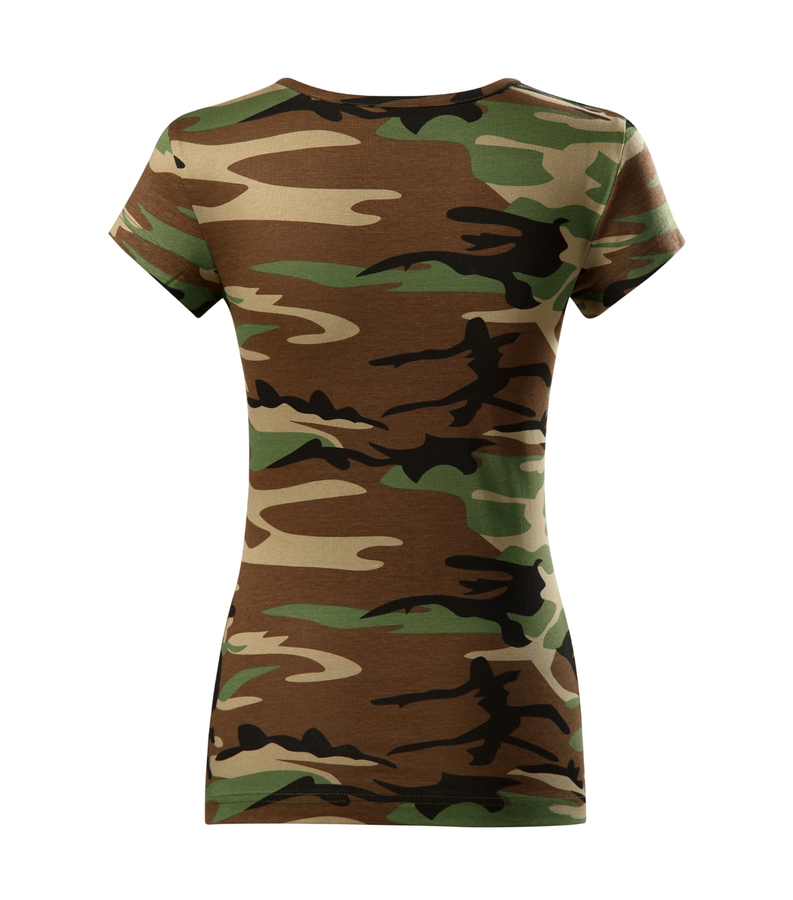 Ever Sphere - T-shirt women's 100% cotton - C22 in camouflage brown