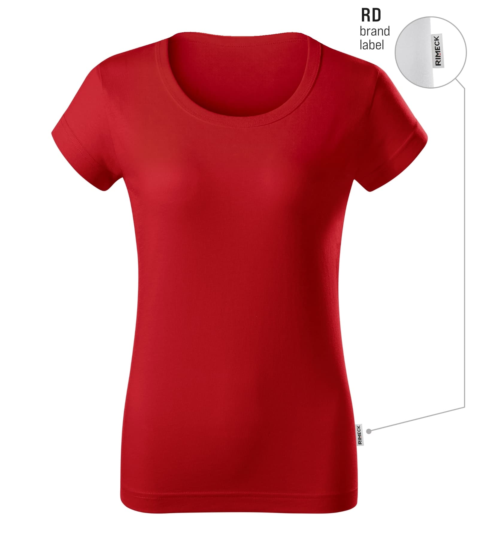 Zephyr Pulse - T-shirt women's 100% pre-shrunk cotton - R02 in red 07 (brand label)