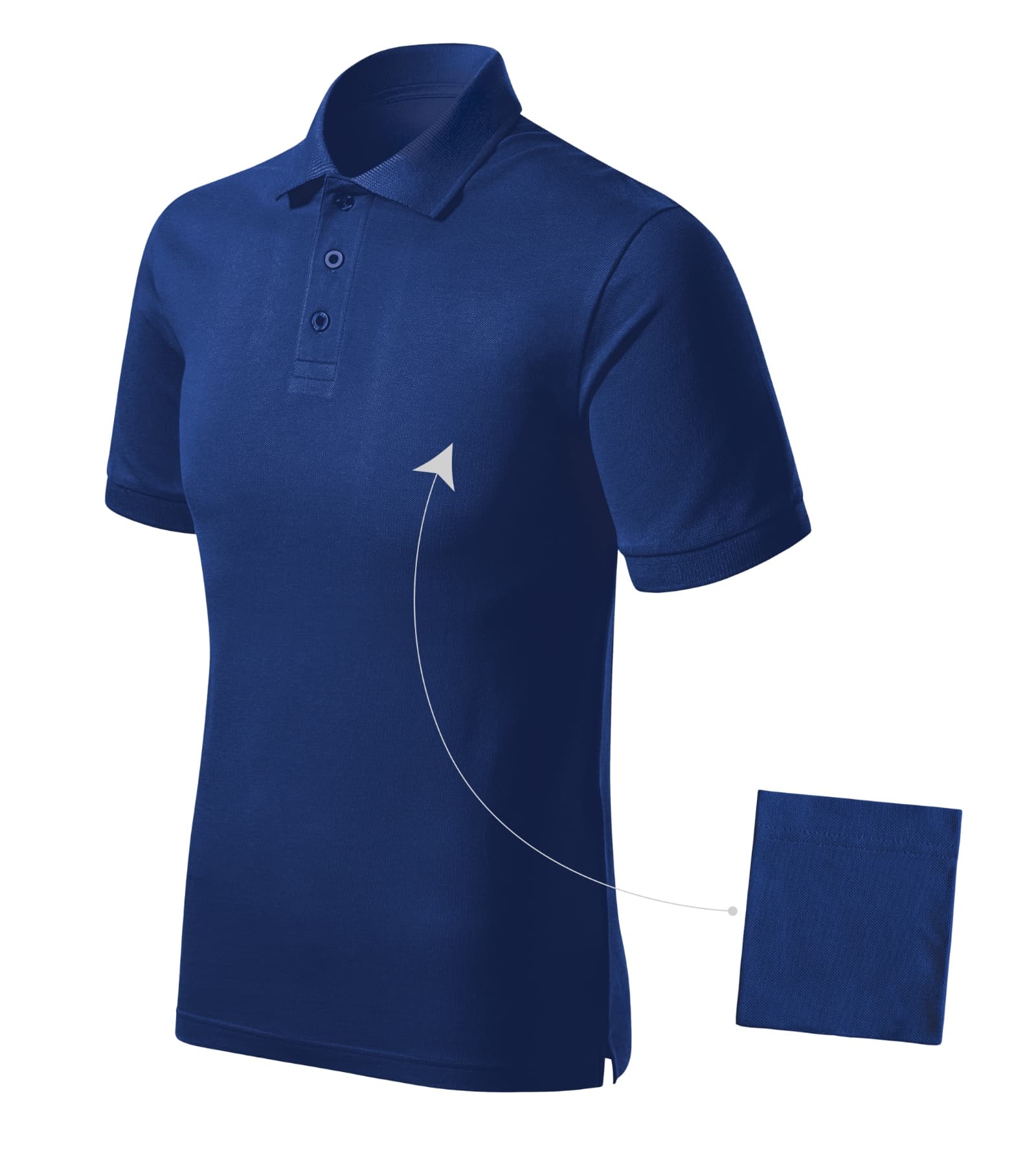 Drift Avenue - Polo Shirt men's 100% pre-shrunk cotton - R20 in royal blue