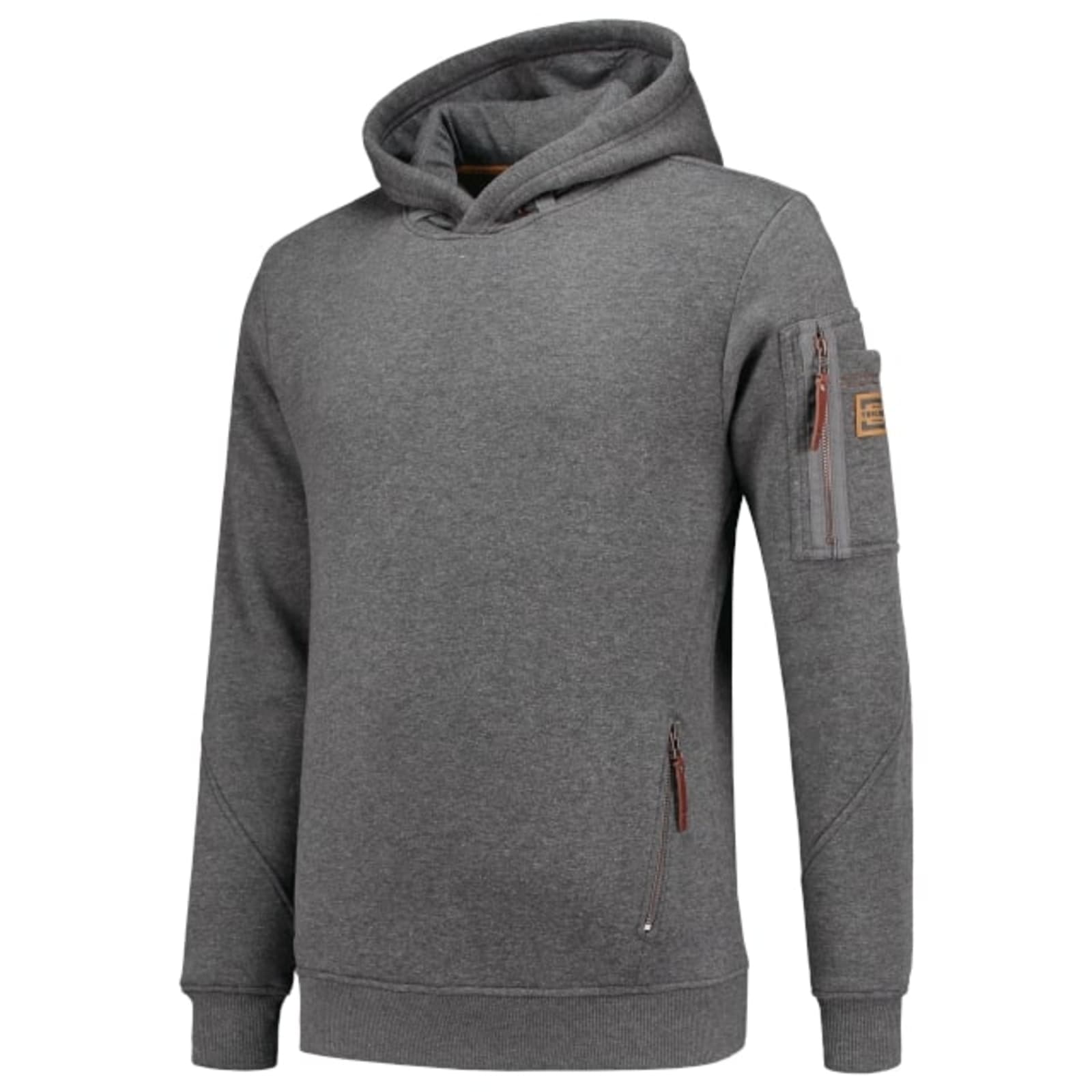 Zephyr Field - Sweatshirt men's 80% cotton, 20% polyester - T42 in stone melange