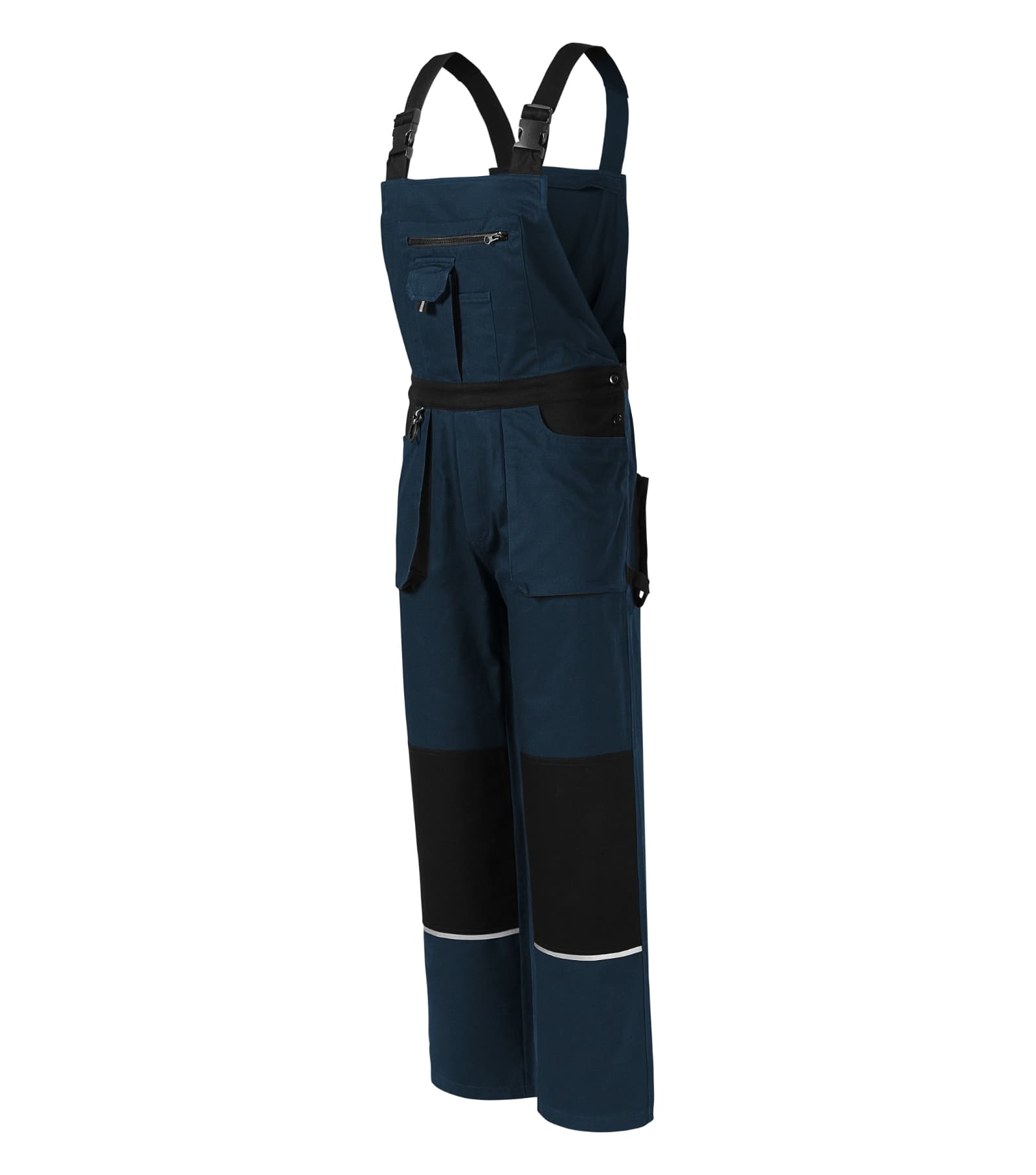 Verdant Horizon - Work Bib Trousers men's 100% cotton - W02 in navy blue