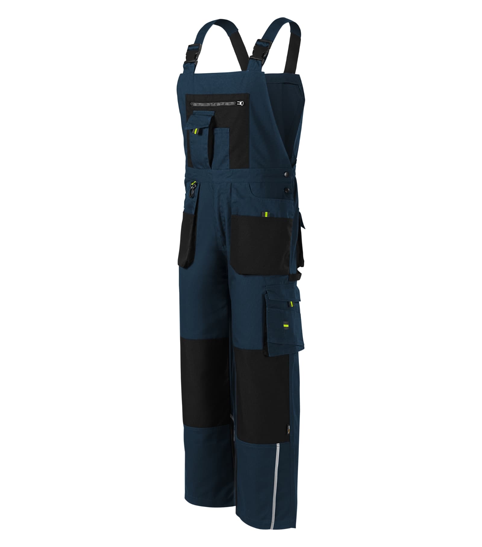 Terra Line - Work Bib Trousers men's 65% polyester, 35% cotton - W04 in navy blue