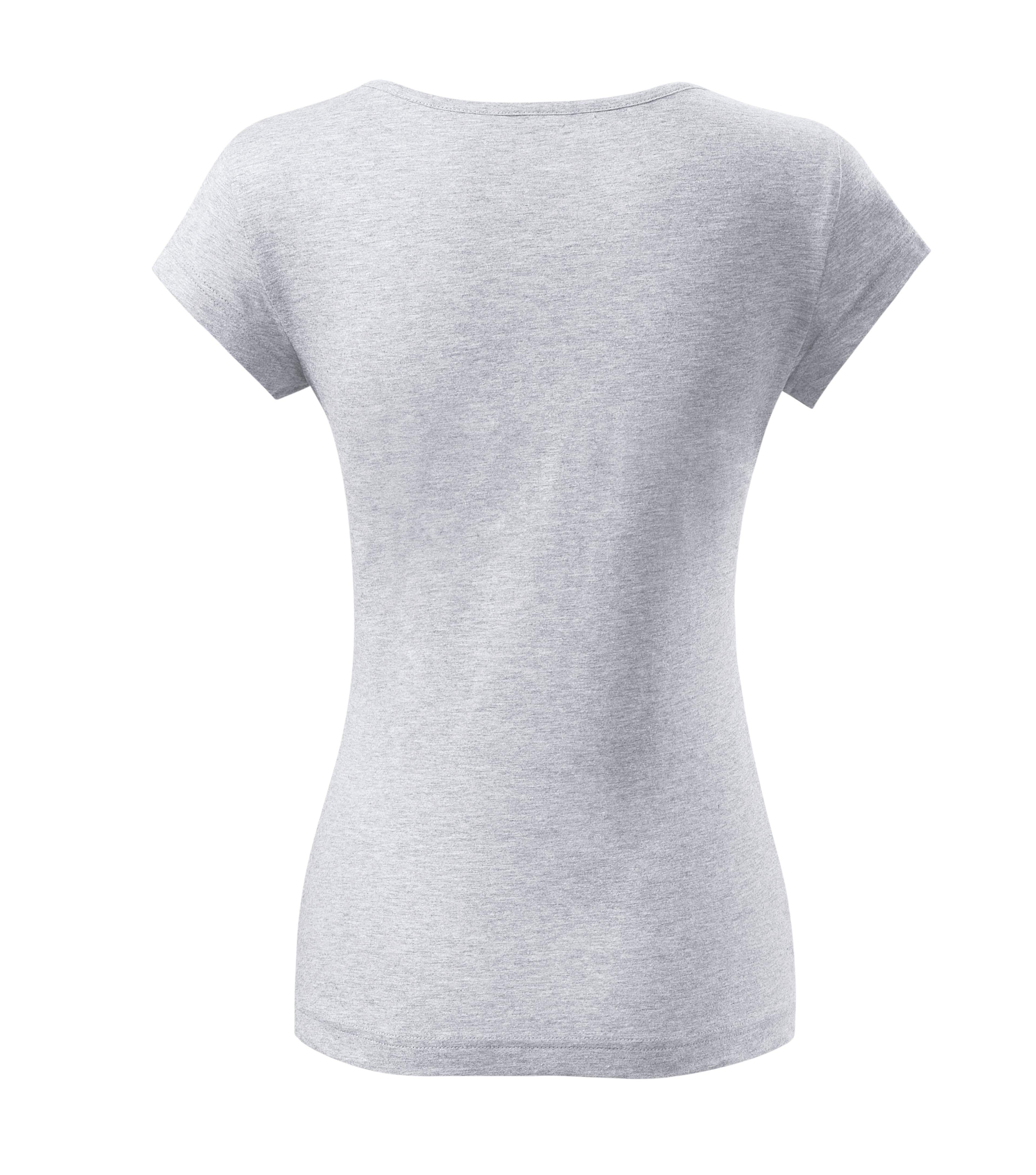 Pure Haven - T-shirt women's 100% cotton - 122 in Ash melange