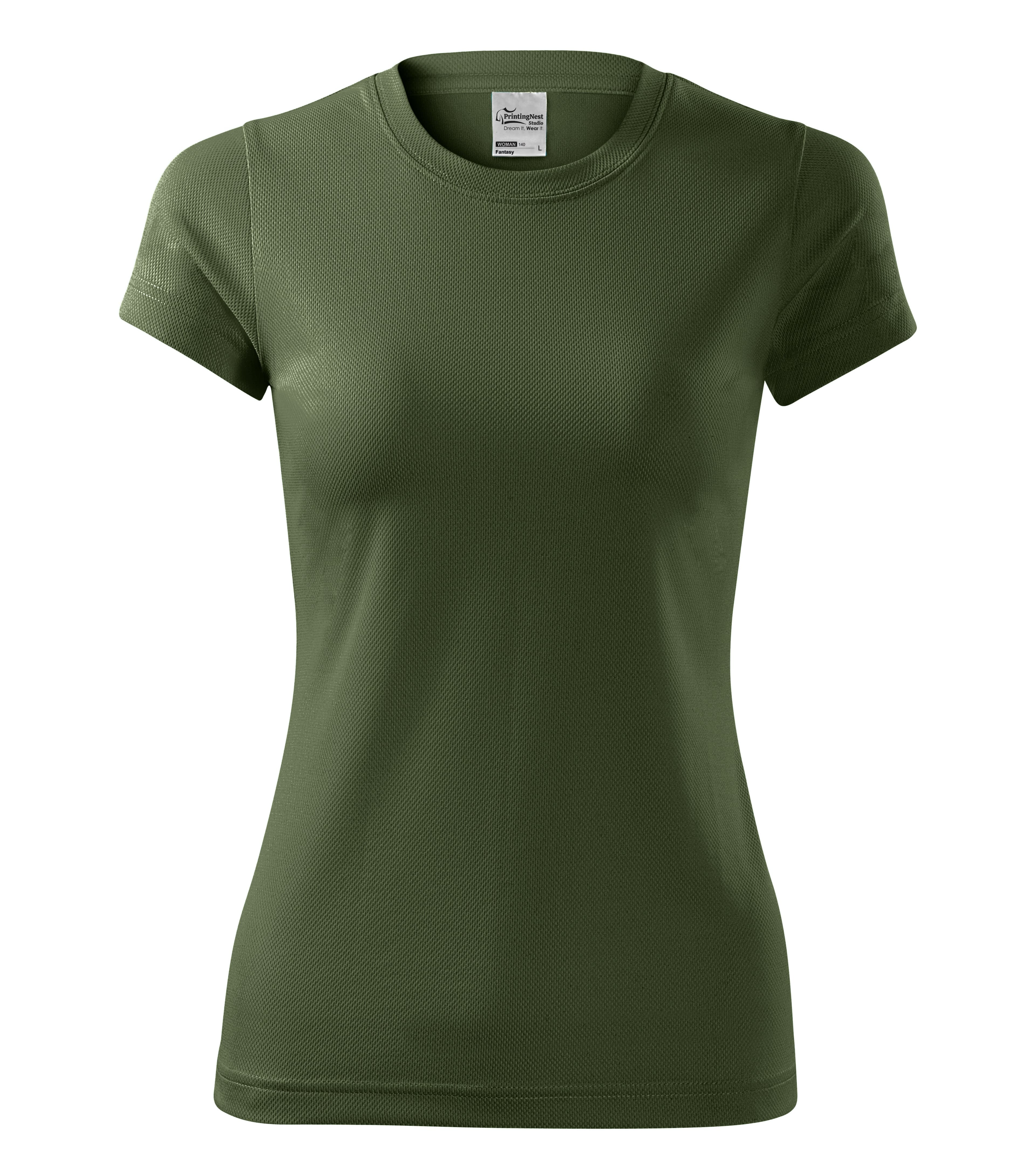 Vital Ease -T-shirt women's 100% polyester - 140 in Military