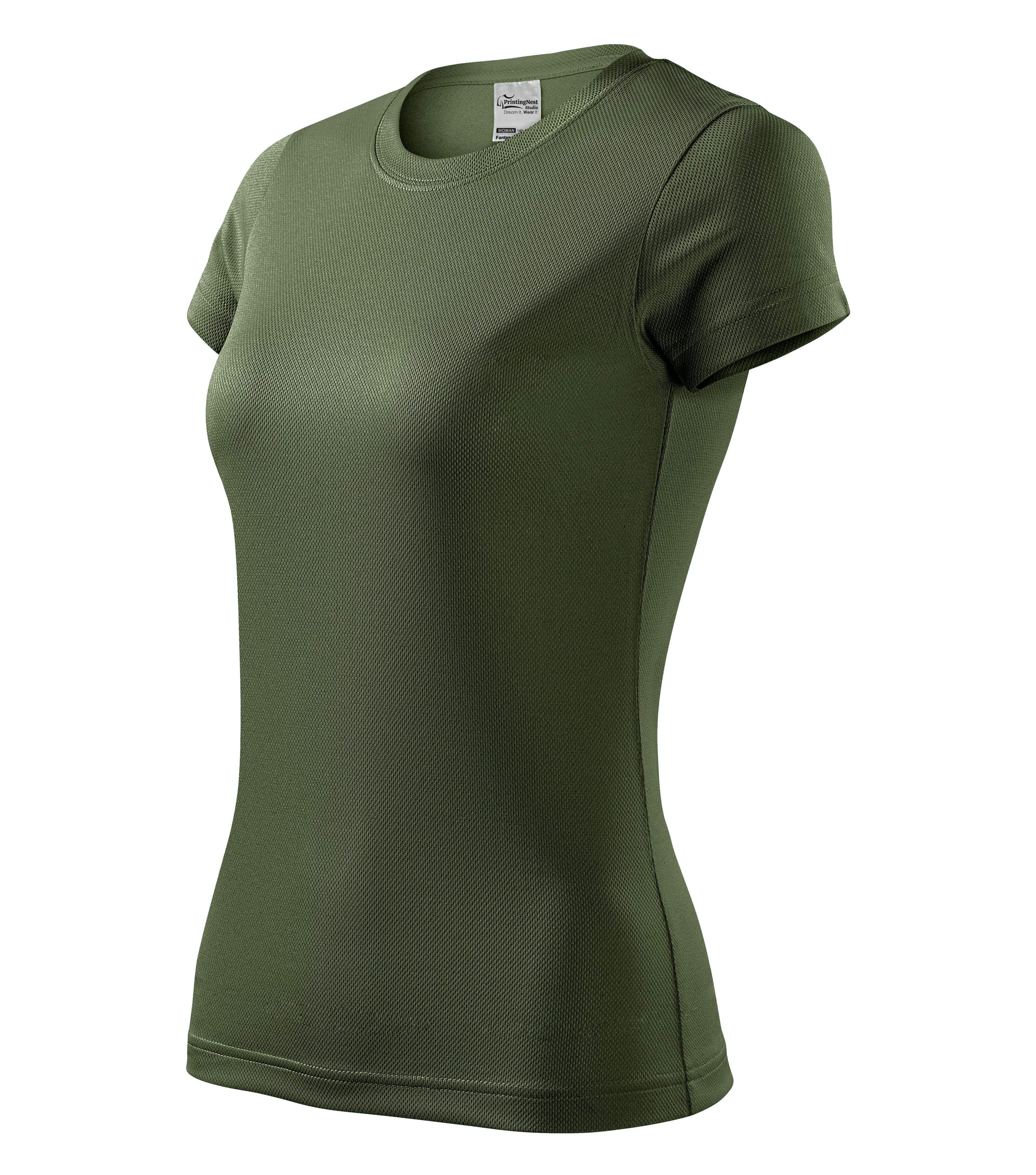 Vital Ease -T-shirt women's 100% polyester - 140 in Military