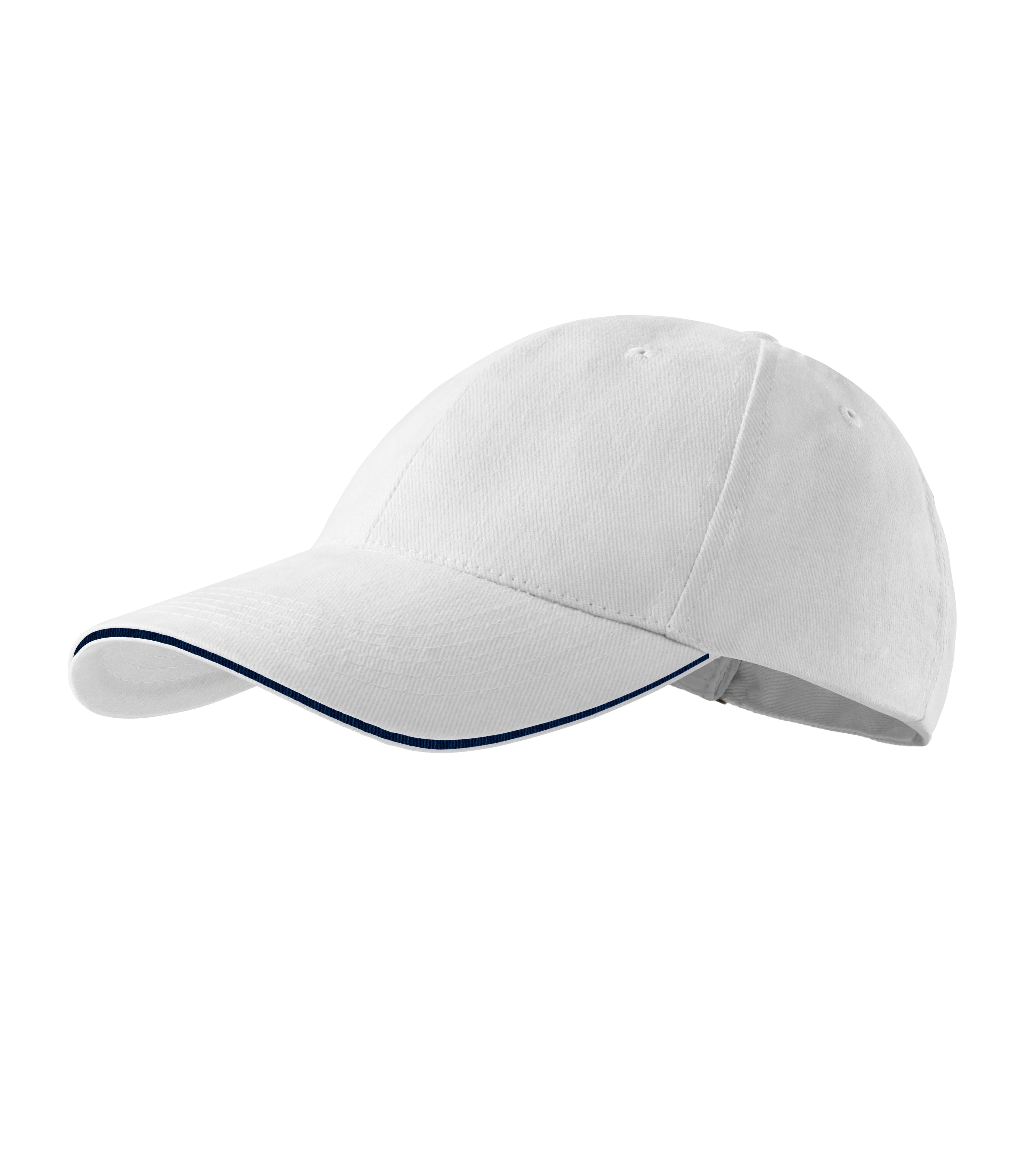 Cap unisex contrast 100% cotton - 306 in White