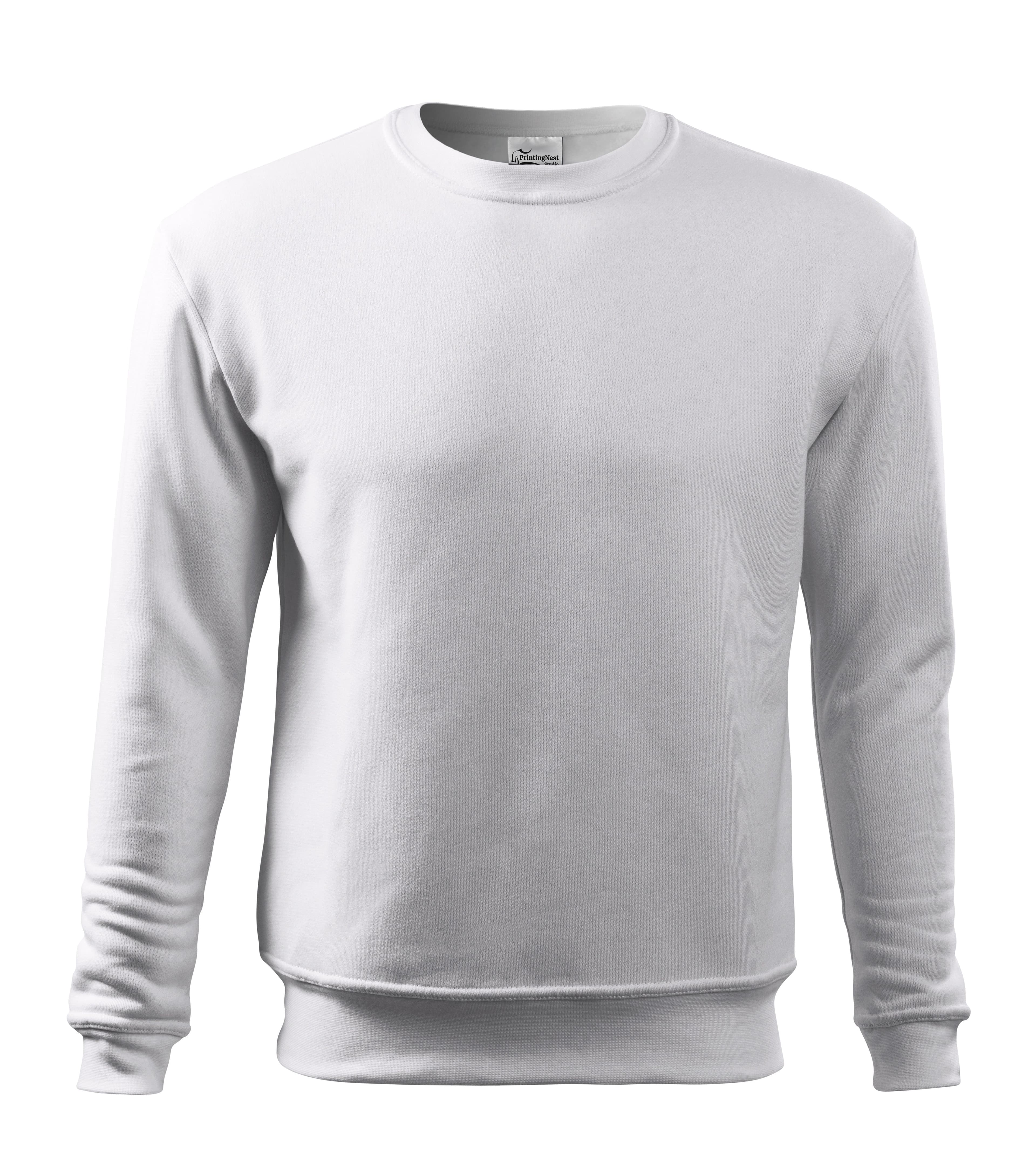 Vulkaris - Sweatshirt men's 65% cotton 35% polyester- 406 in White