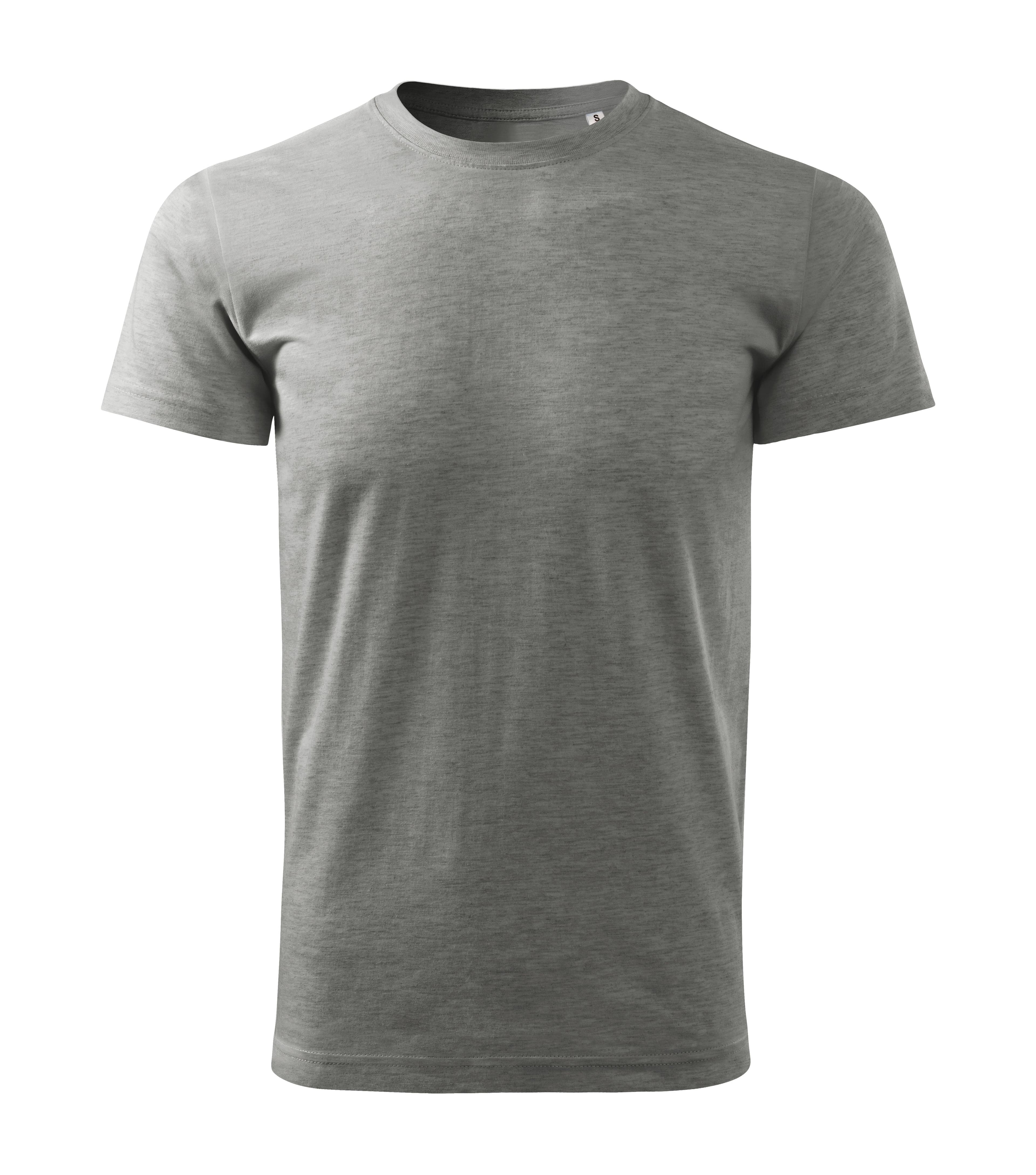 Summit Flow - T-shirt men's 100% cotton FREE - F29 in Dark gray melange