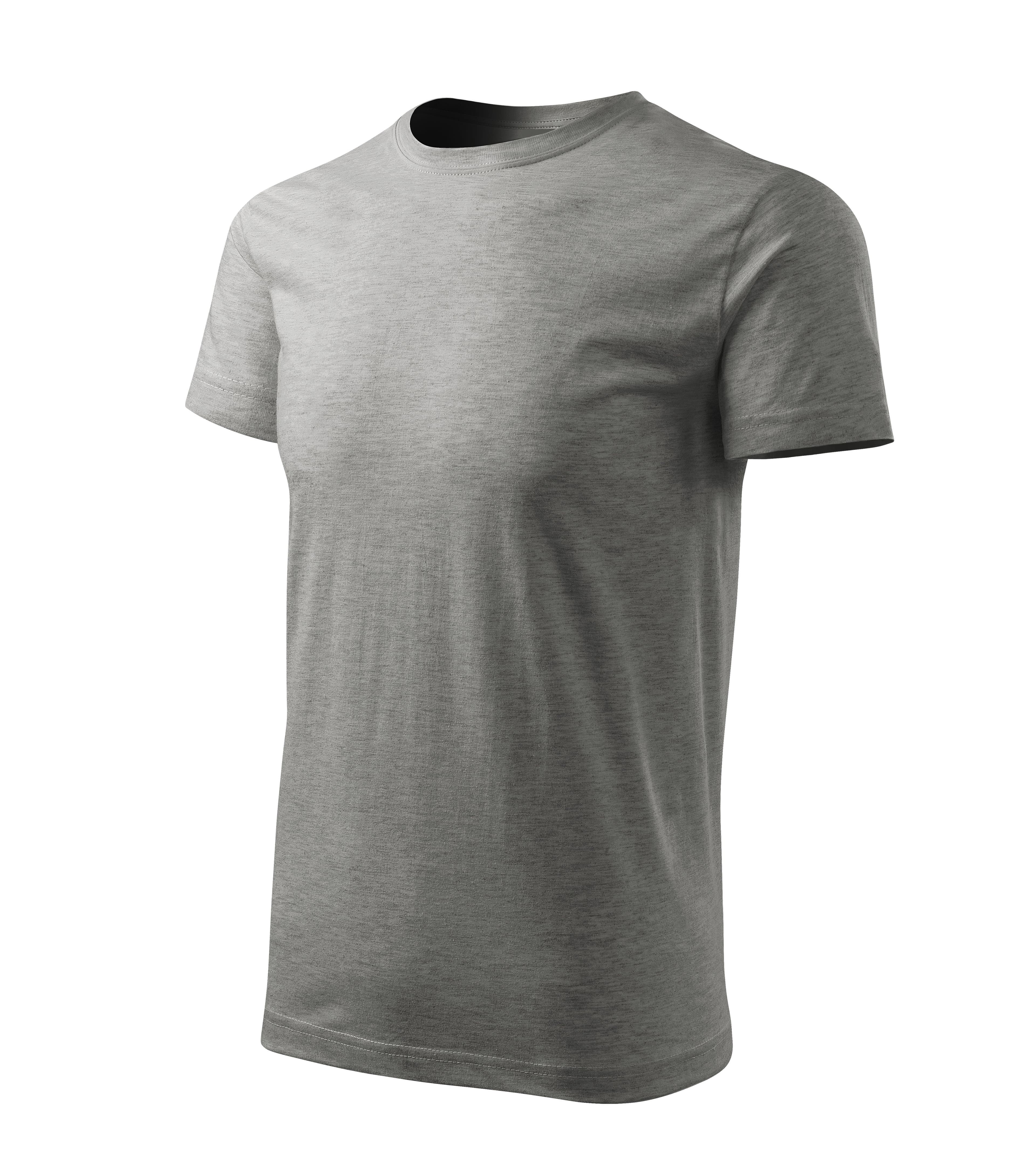Summit Flow - T-shirt men's 100% cotton FREE - F29 in Dark gray melange