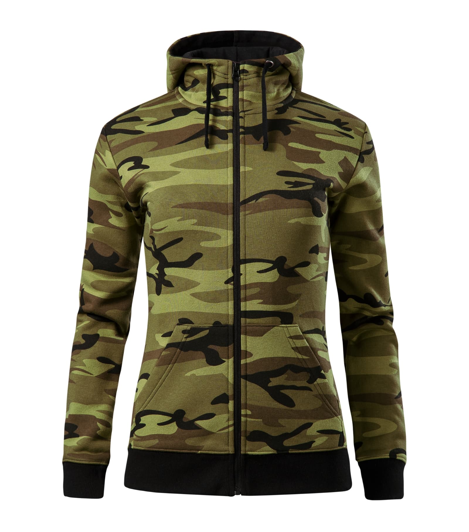 Haven Route - Sweatshirt women's 65% cotton, 35% polyester - C20 in camouflage green