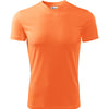 SPORT T-shirt men's 100% polyester - 124 - neon mandarine