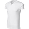 Slim FIT V-neck T-shirt men's 100% cotton - 146 - White