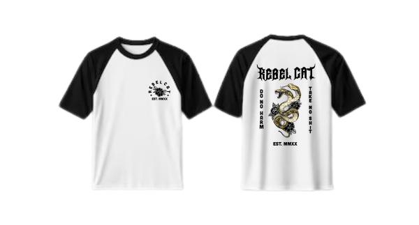 SC61026 - Koszulka męska typu raglan (Nie krzywdź, nie daj się zwariować)