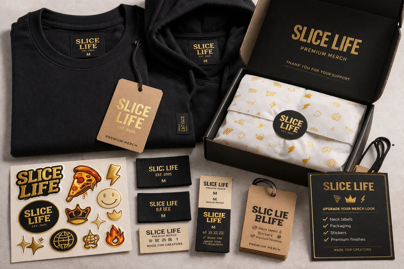 Upgrade je merchandise-look