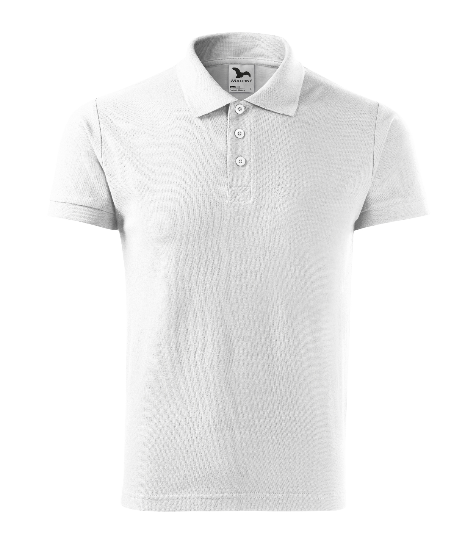Sable Peak - Polo Shirt men's 100% cotton - 215, white, size S