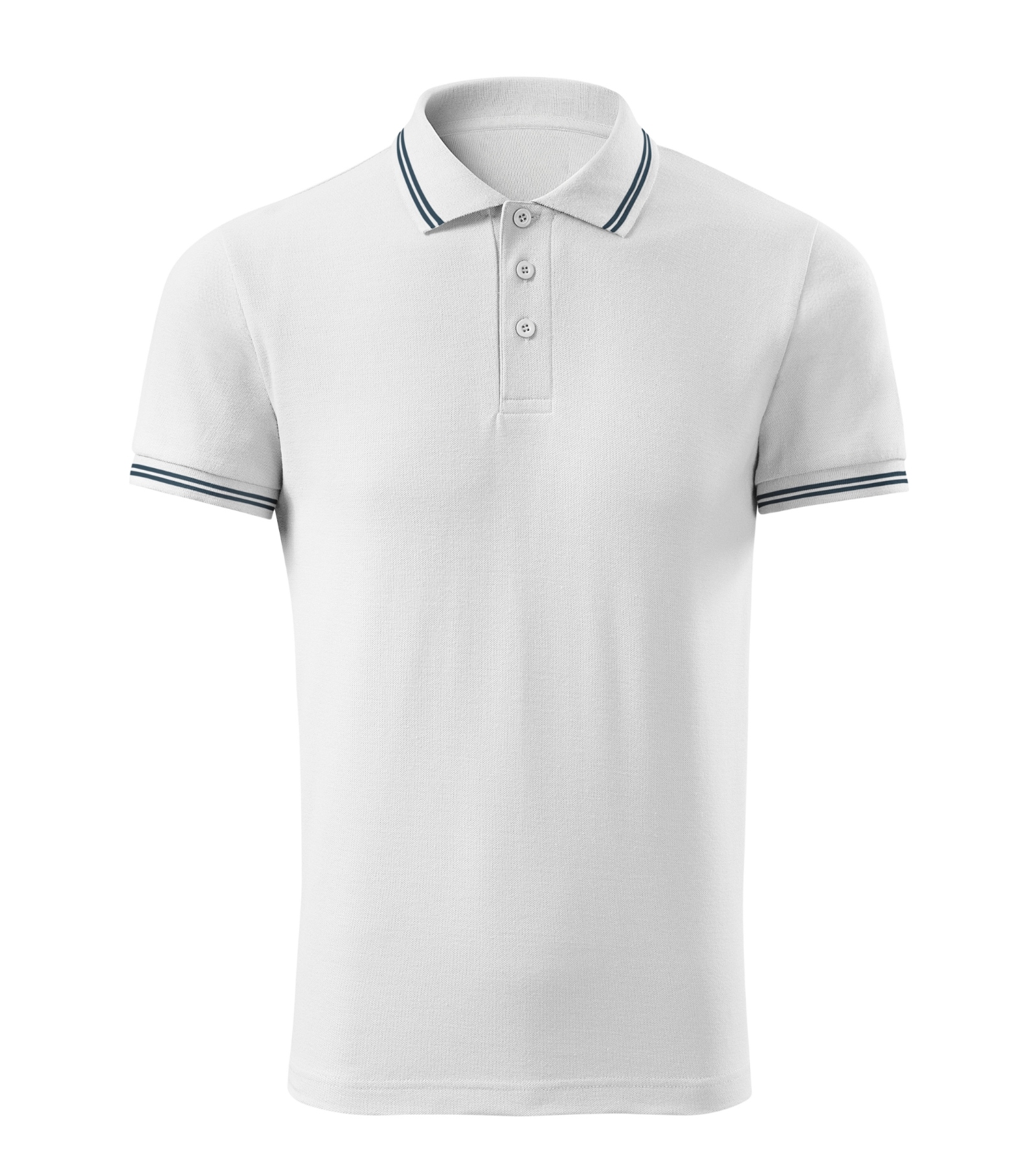 Indigo Ridge - Polo Shirt men's 65% cotton, 35% polyester - 219, white, size S