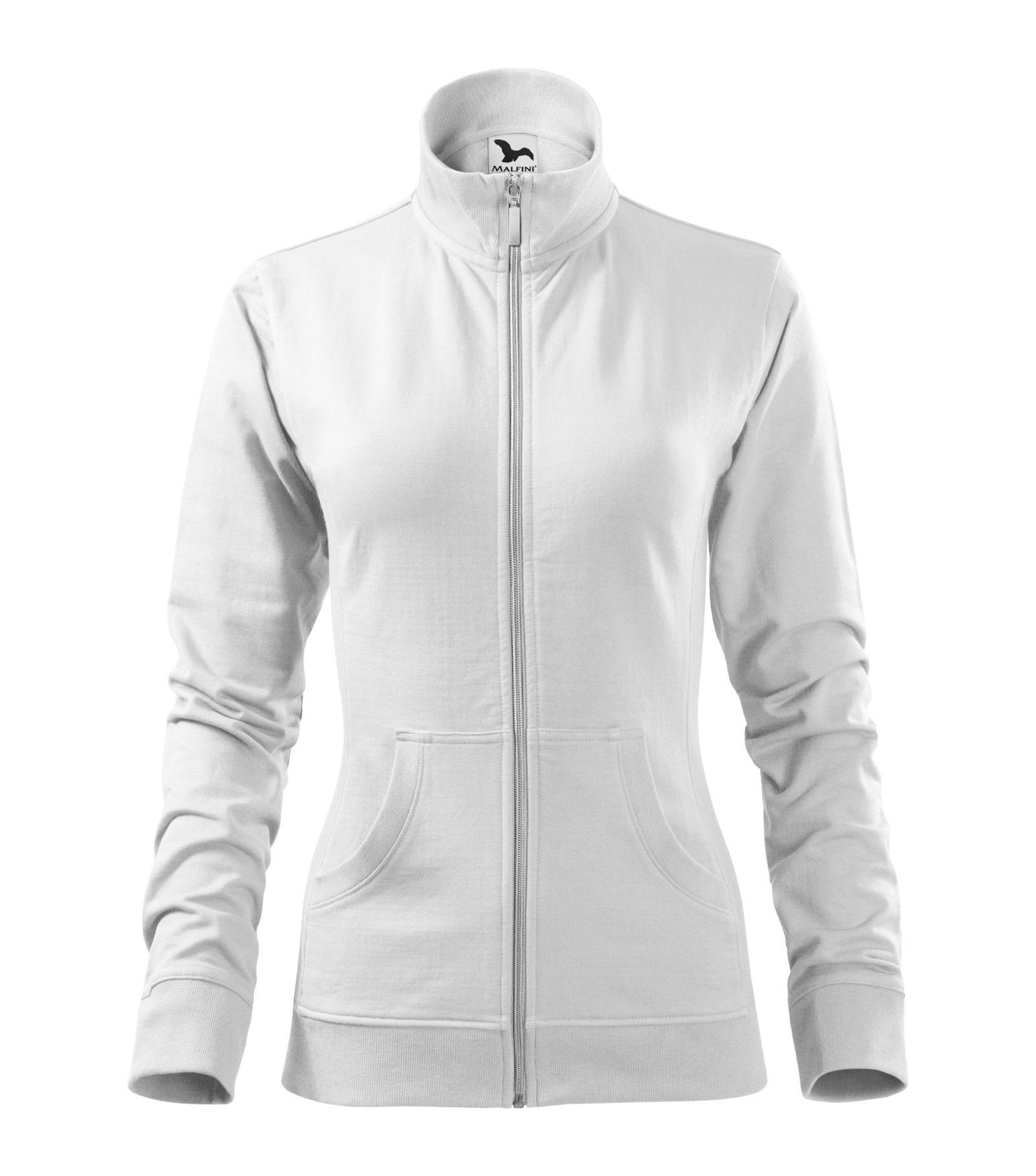 Vivid Pulse - Sweatshirt women's 97% cotton, 3% elastane - 409, white, size XS