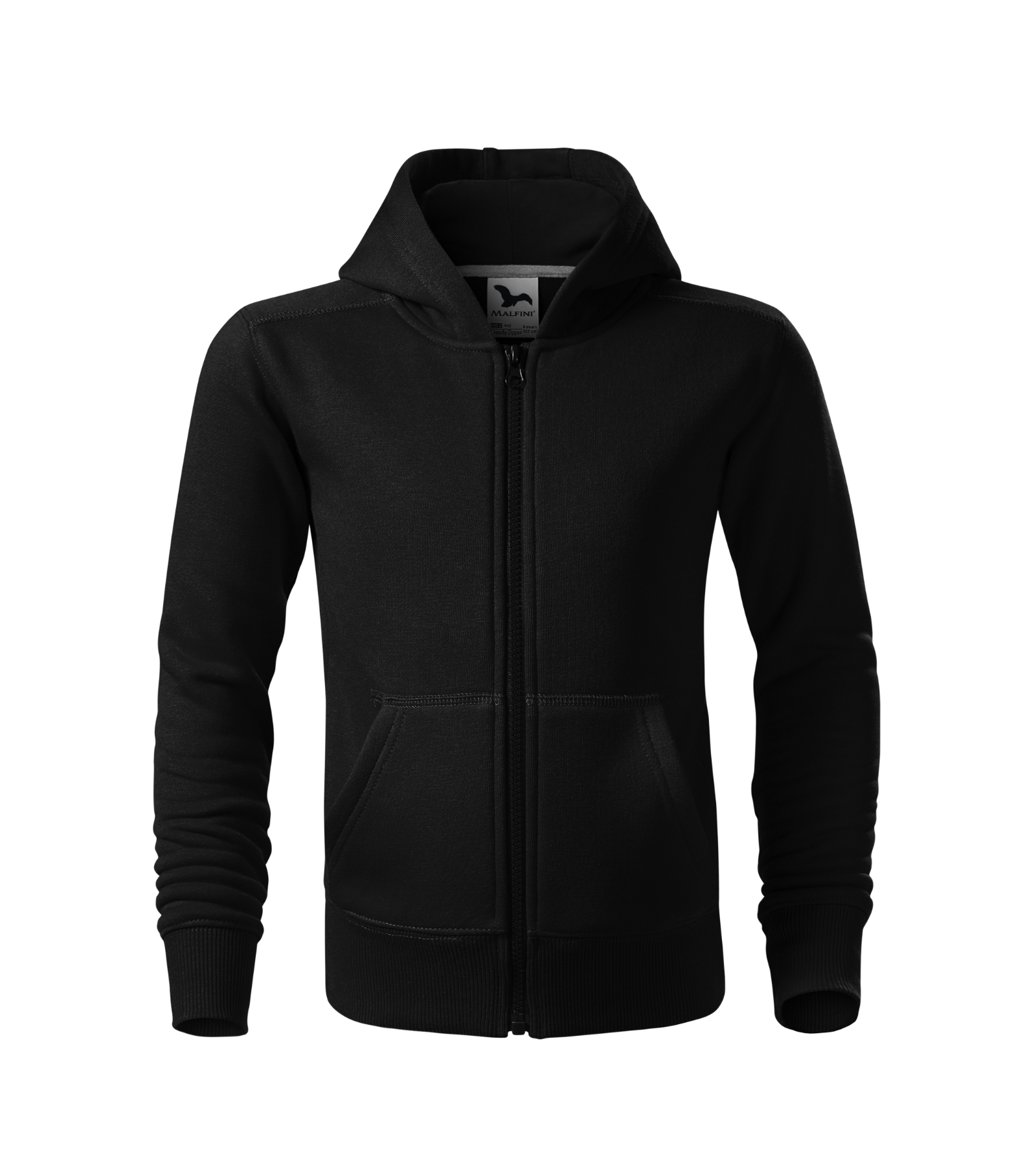 Verdant Crest - Sweatshirt kids 65% cotton, 35% polyester - 412, black, size 122 cm/6 years