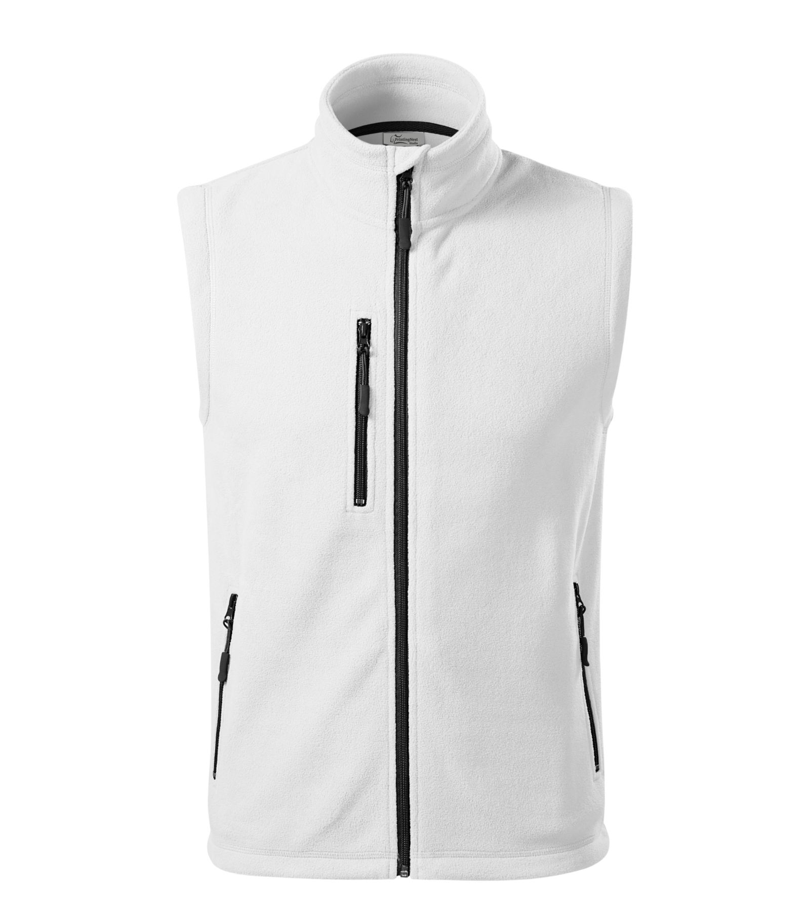 Cinder Horizon - Fleece Vest unisex 100% polyester - 525, white, size XS