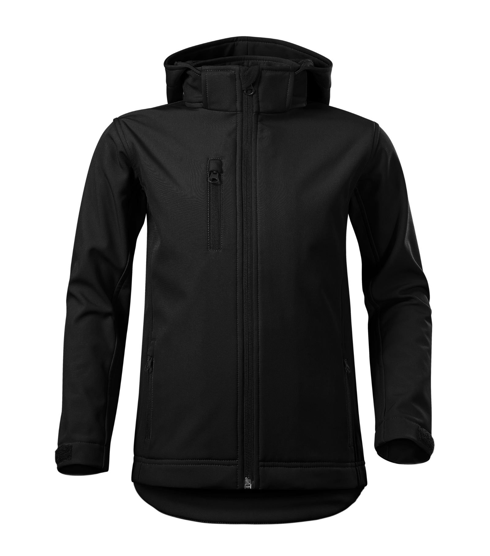 Drift Bloom - Softshell Jacket kids 94% polyester, 6% elastane TPU membrane Micro fleece: 100% polyester - 535, black, size 122 cm/6 years