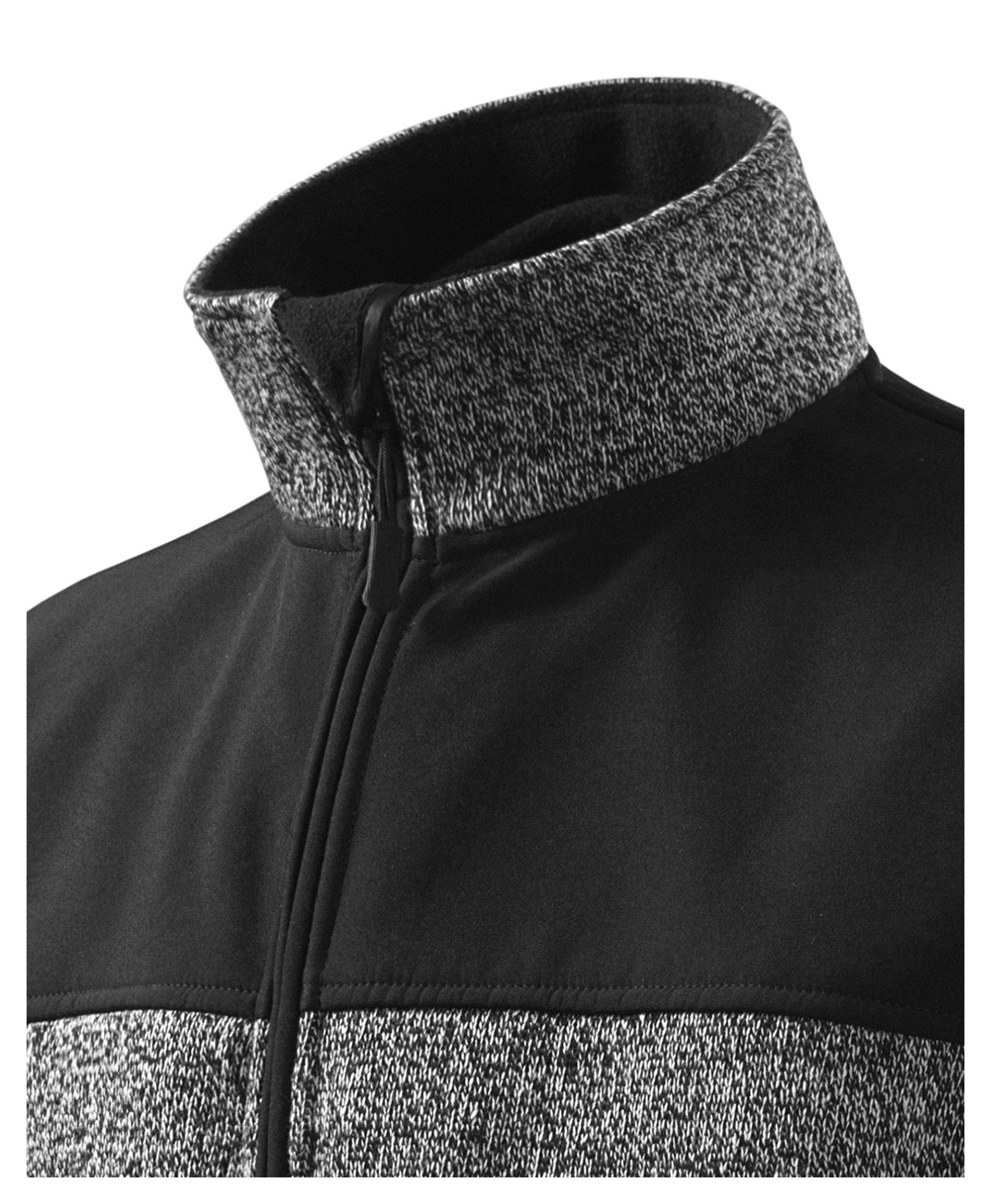 Dawn Loom - Softshell Jacket men's 100% polyester - 550, knit gray, size S