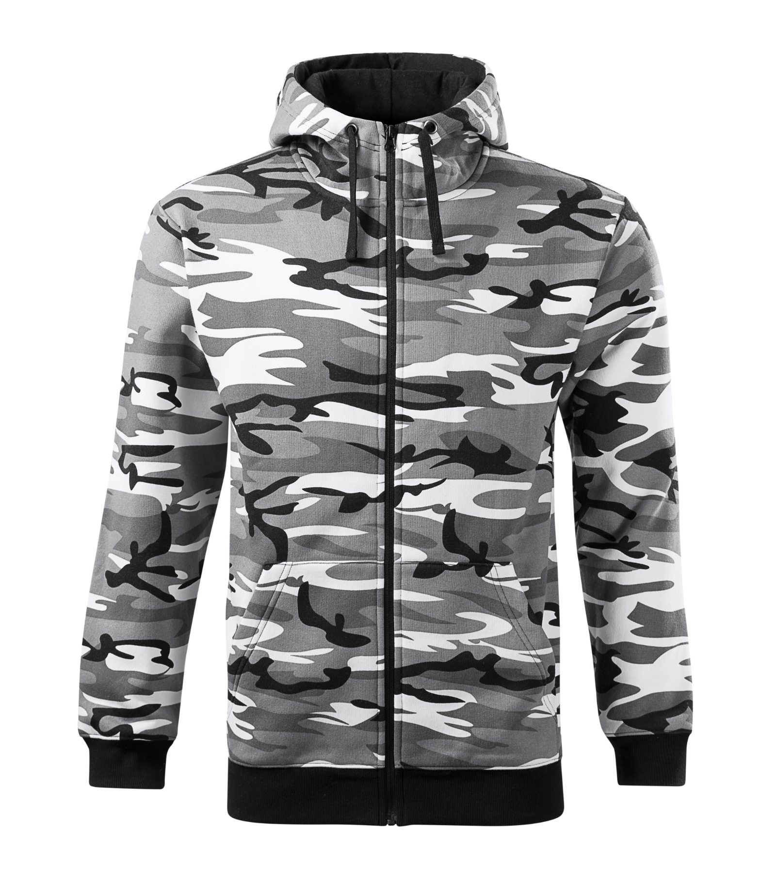 Grove Crest - Sweatshirt men's 65% cotton, 35% polyester - C19, camouflage gray, size S