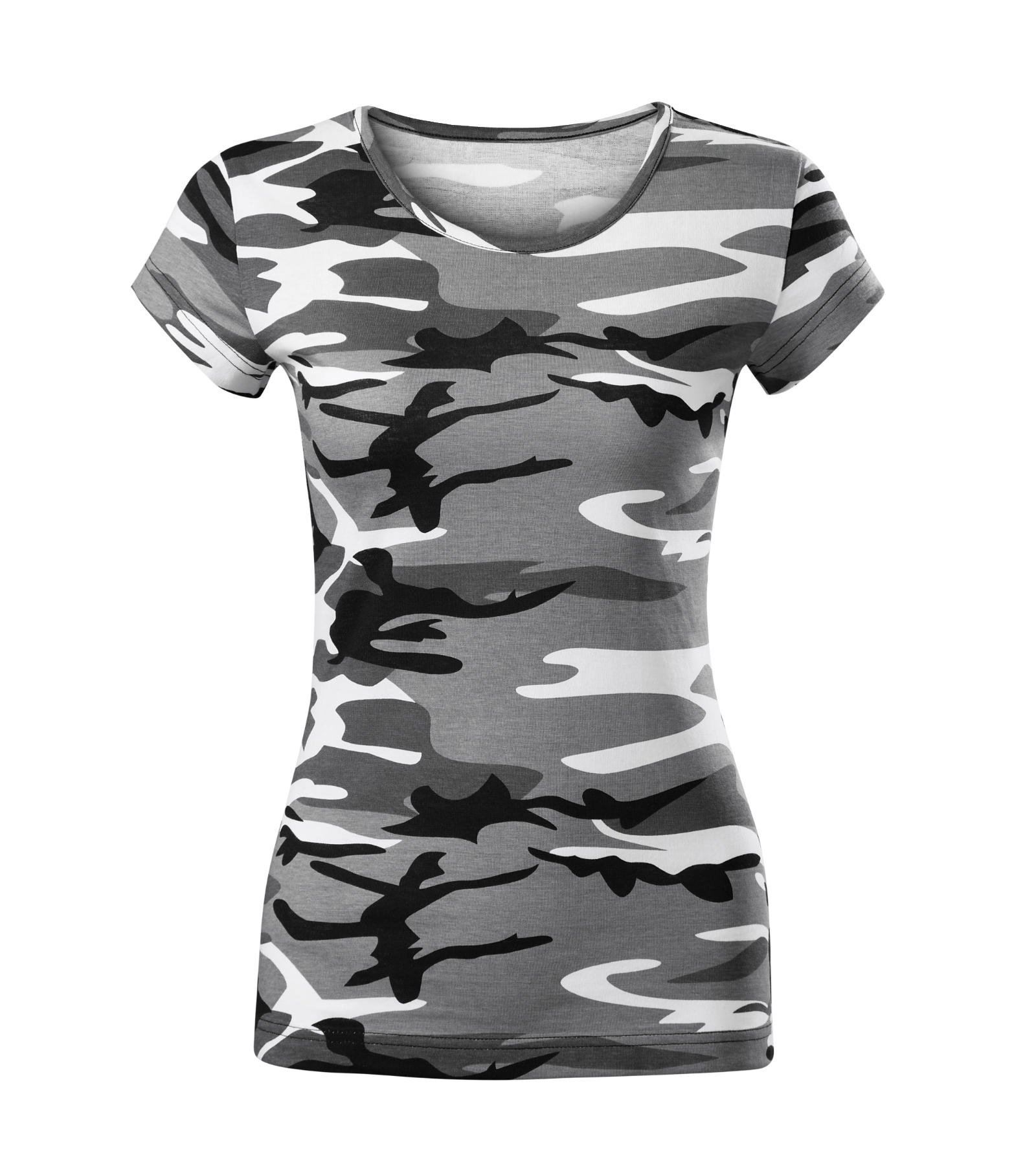 Ever Sphere - T-shirt women's 100% cotton - C22, camouflage gray, size XS