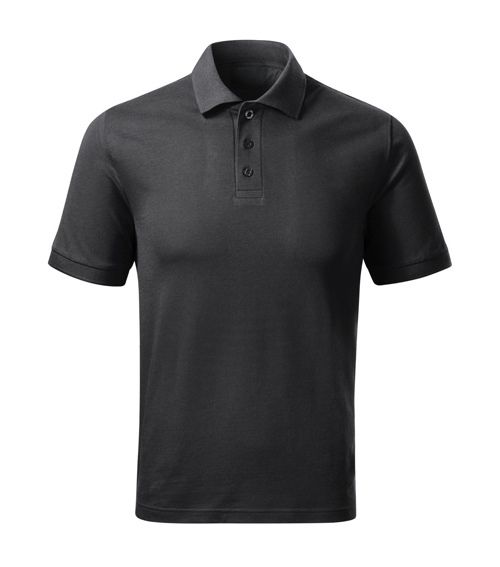 Drift Avenue - Polo Shirt men's 100% pre-shrunk cotton - R20, ebony gray, size S