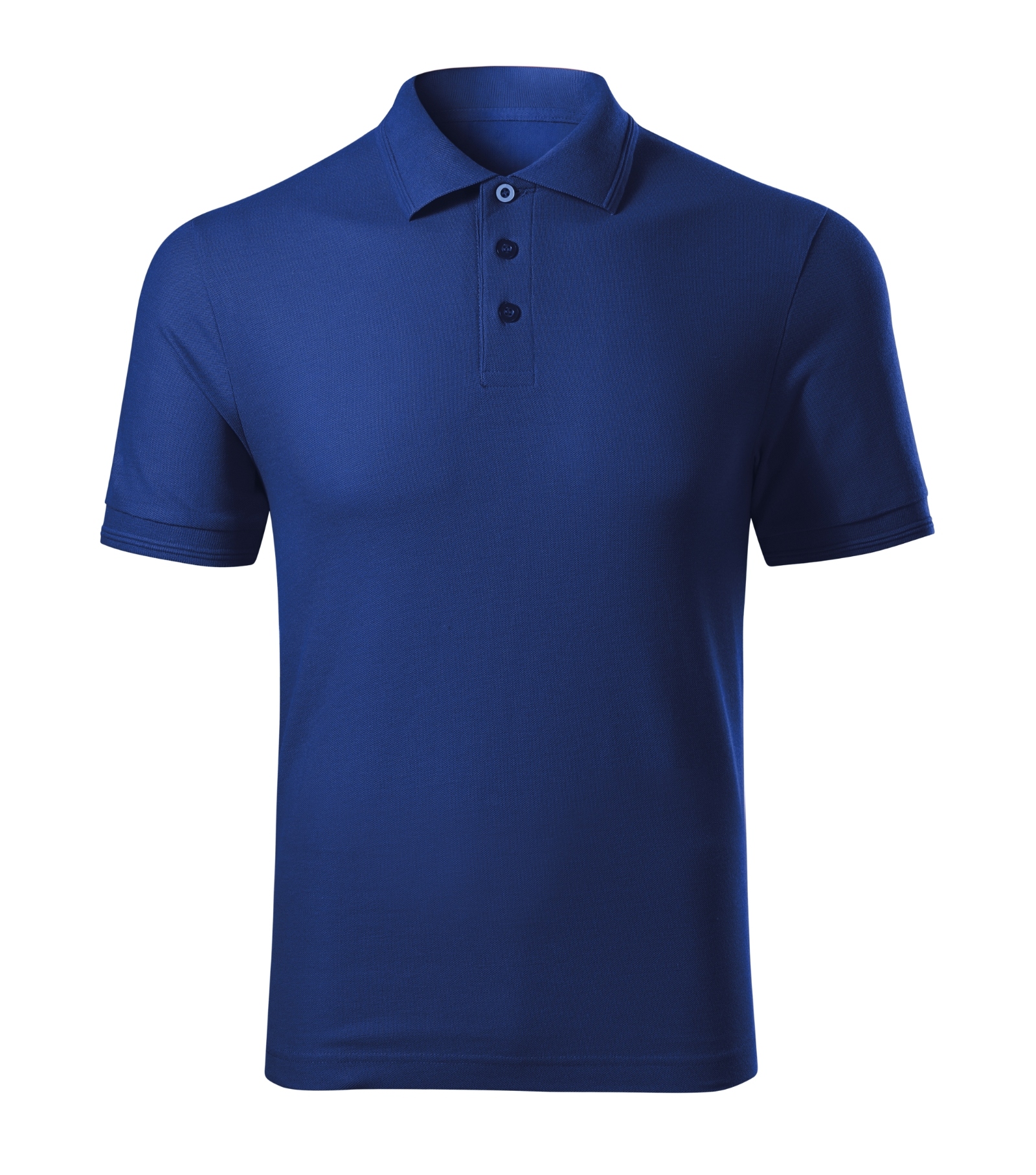 Cobalt Bloom - Polo Shirt men's 65% cotton, 35% polyester - R22, royal blue, size S