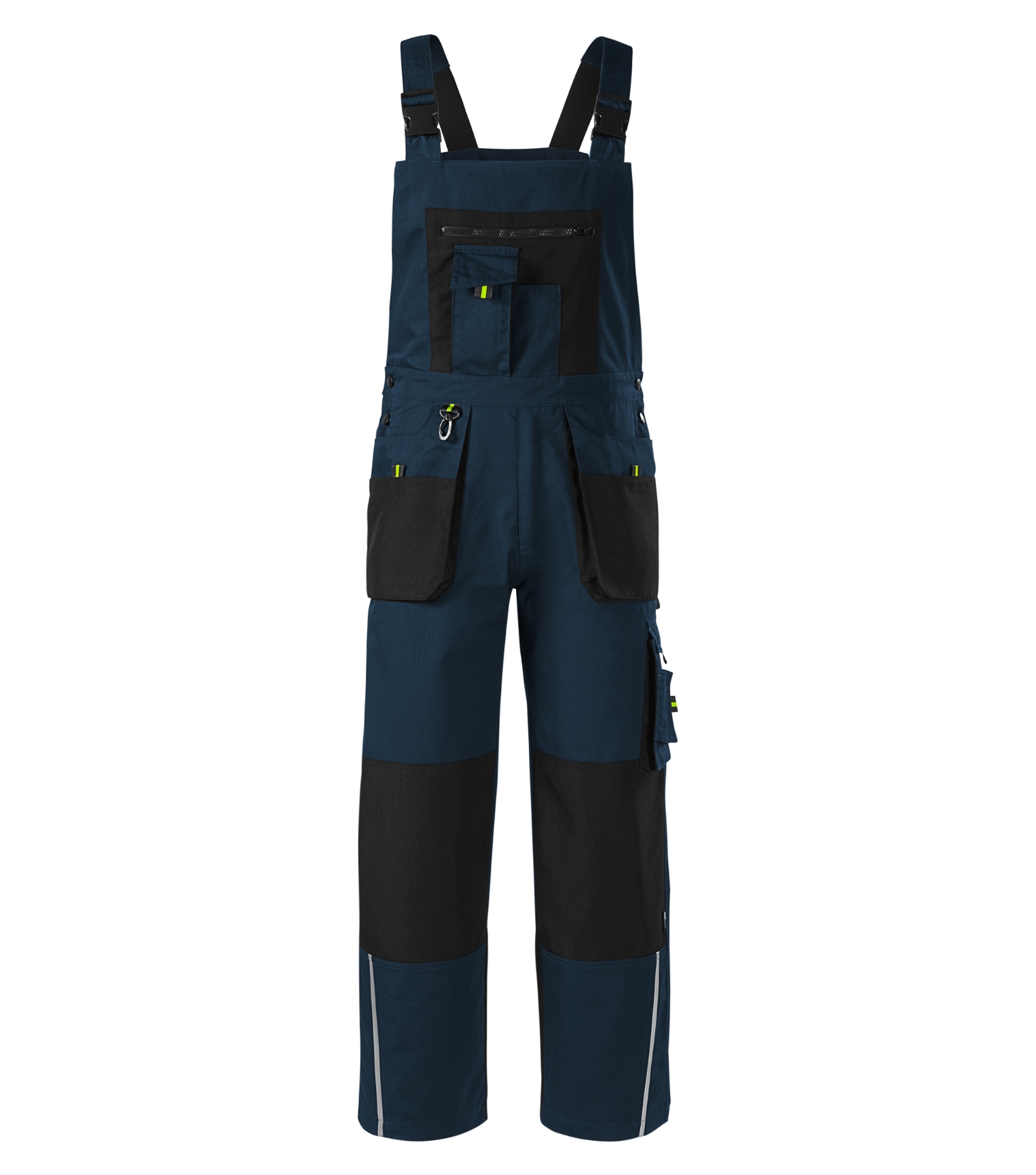 Terra Line - Work Bib Trousers men's 65% polyester, 35% cotton - W04, navy blue, size 44/46