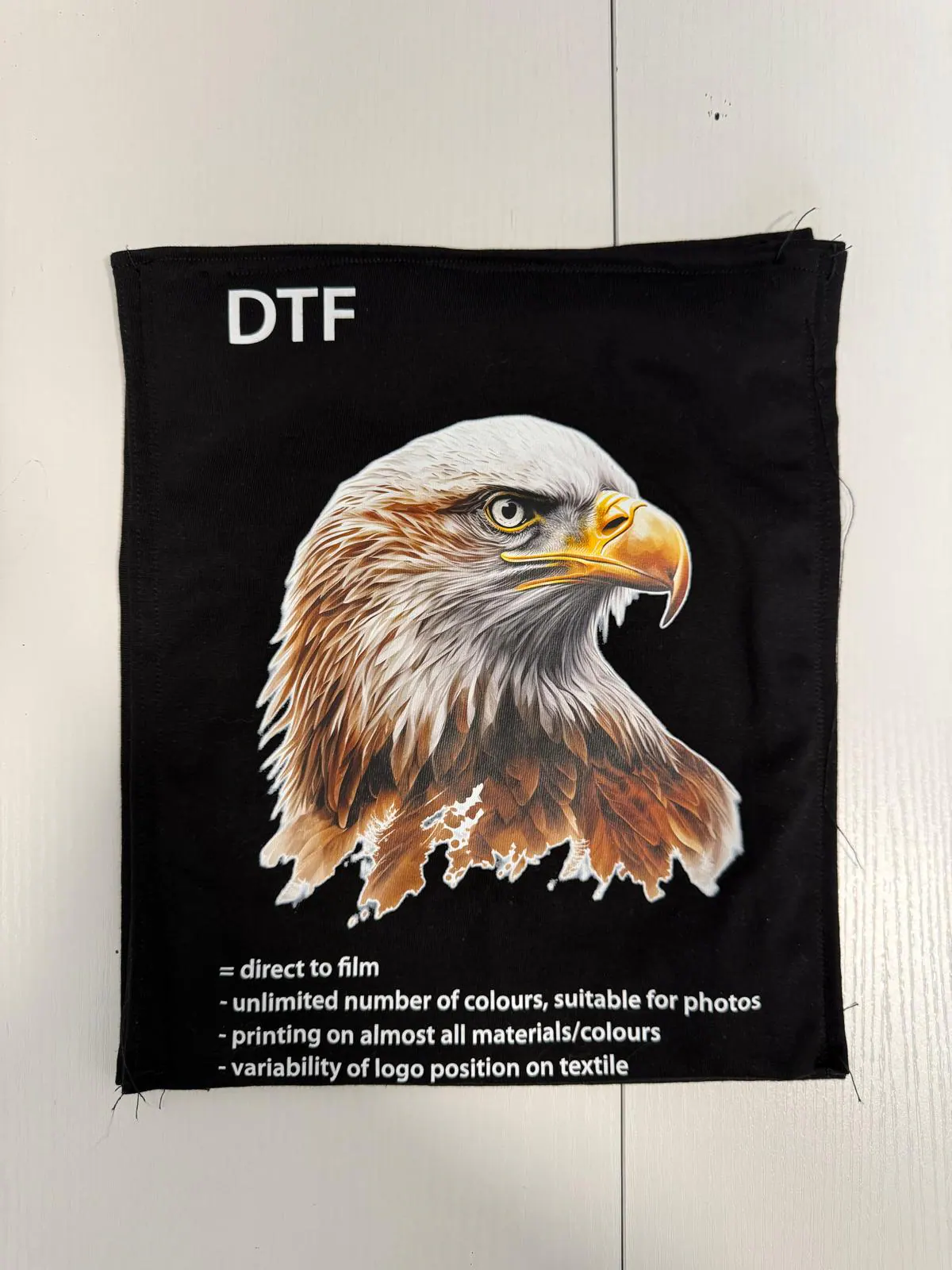 Reálné příklady DTF potisku