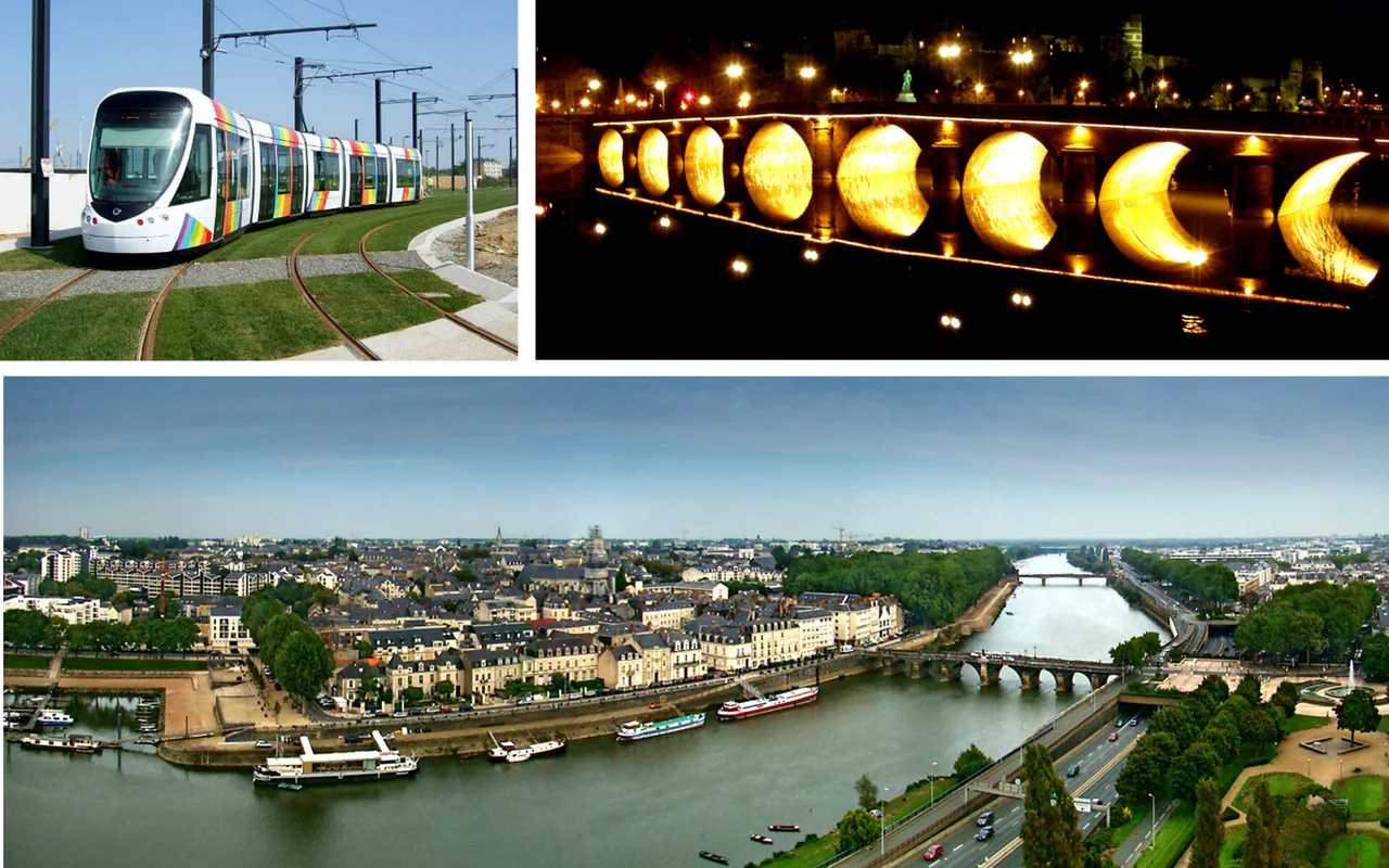 Stadtansicht von Angers