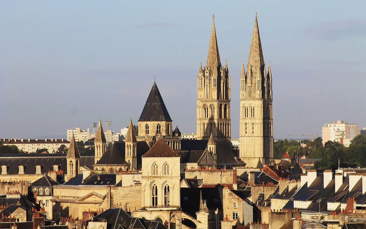 Stadtansicht von Caen
