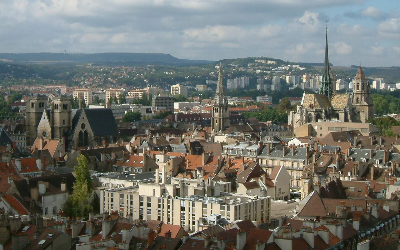 Widok na miasto Dijon