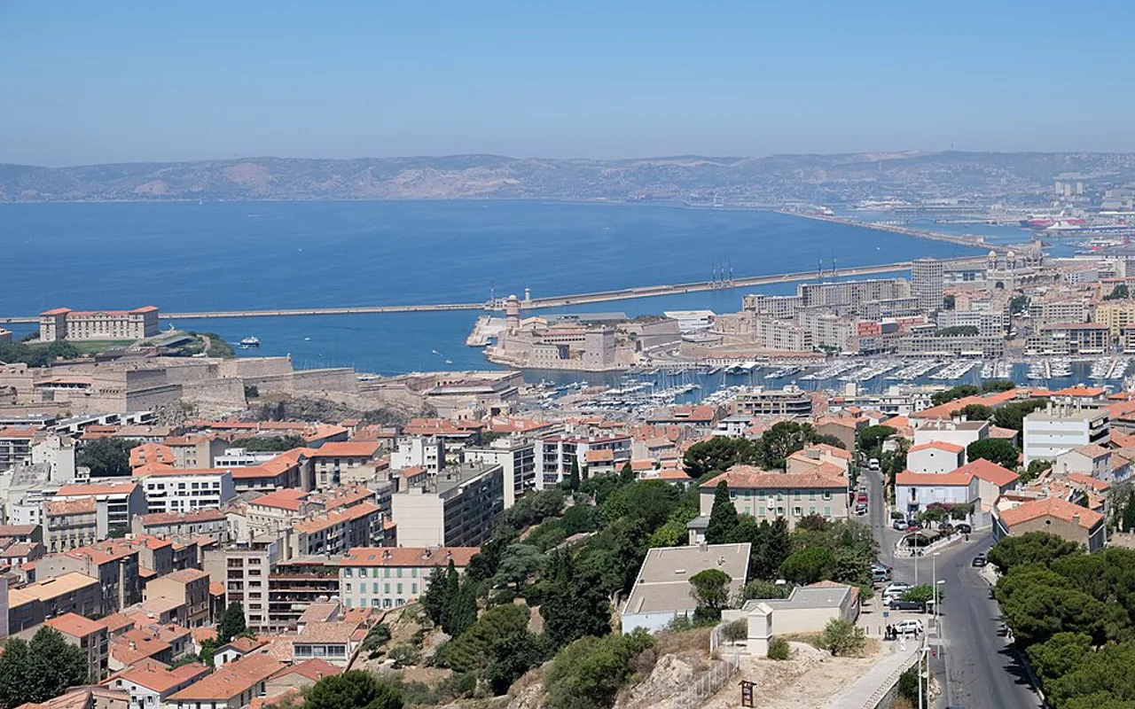 Vista da cidade de Marselha