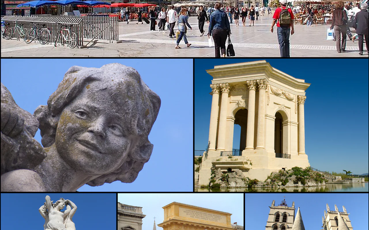 Stadtansicht von Montpellier