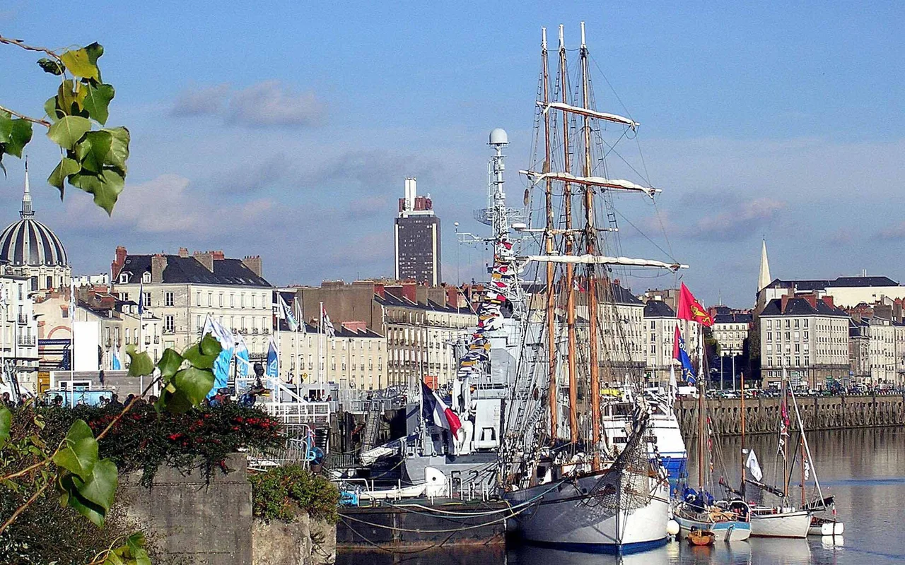 Stadtansicht von Nantes