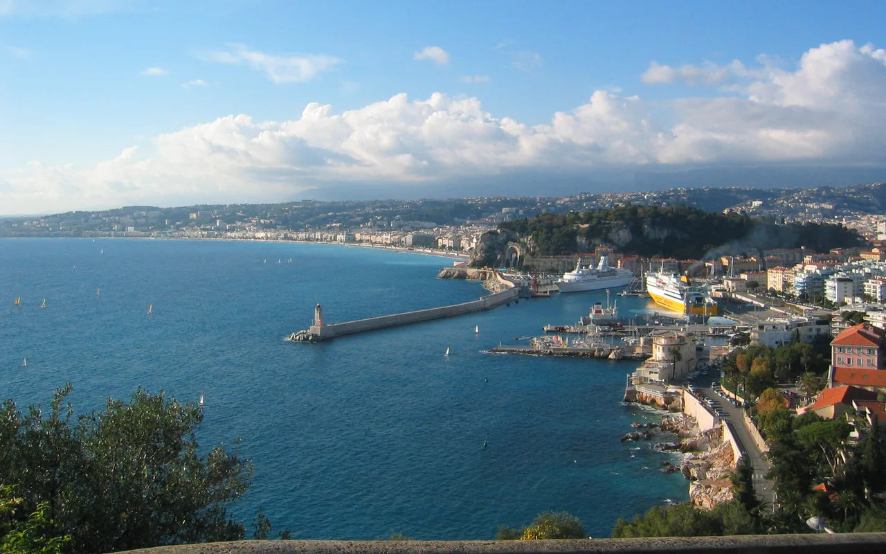 Vista da cidade de Nice