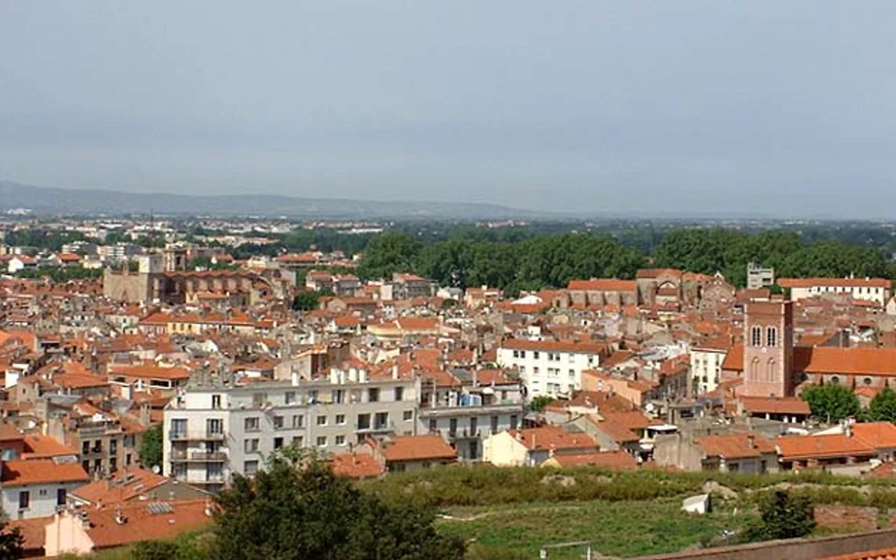 Stadtansicht von Perpignan