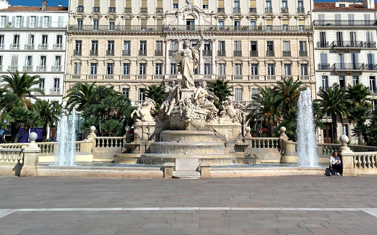 Vista da cidade de Toulon