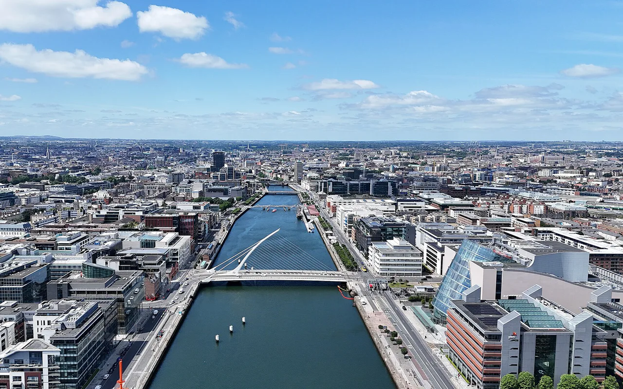 City view of Dublin