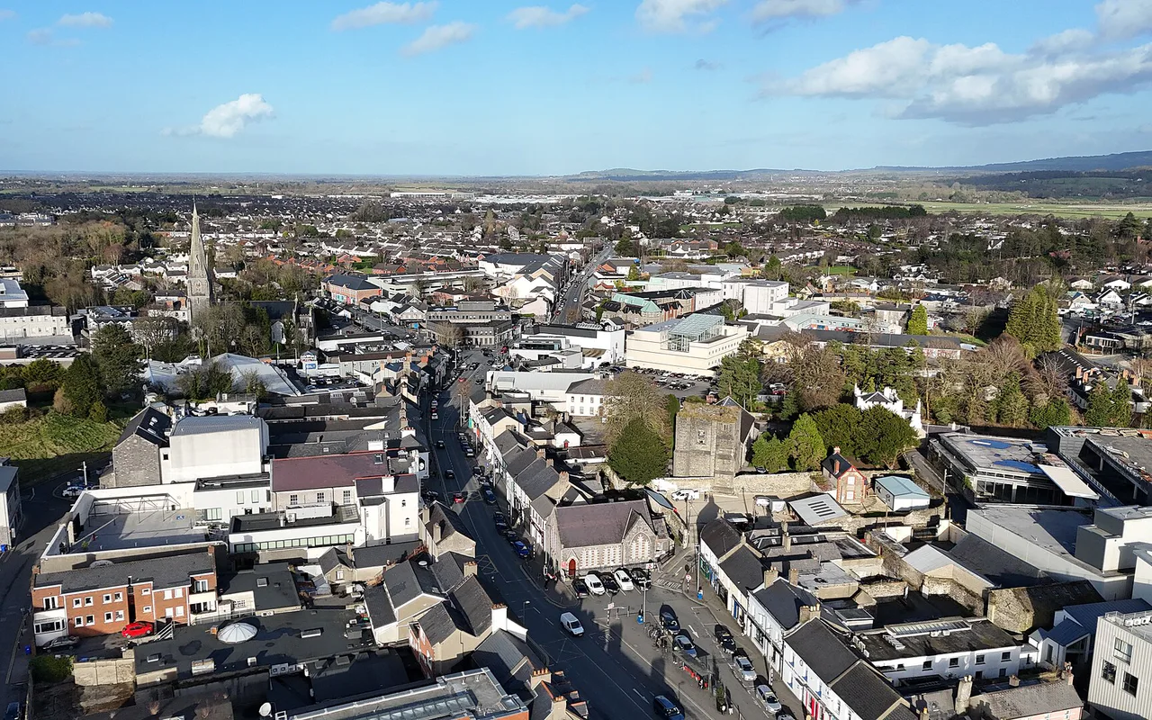 City view of Naas