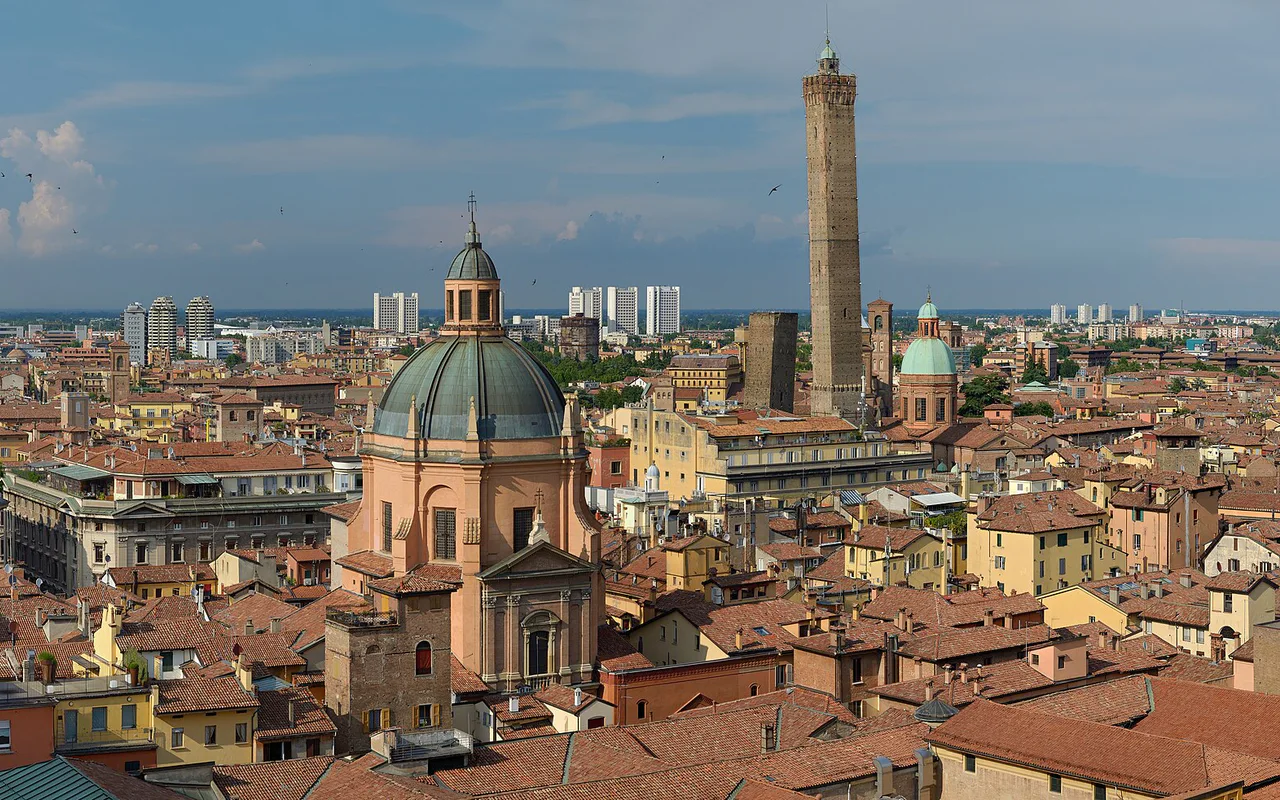 Výhled na město Bologna