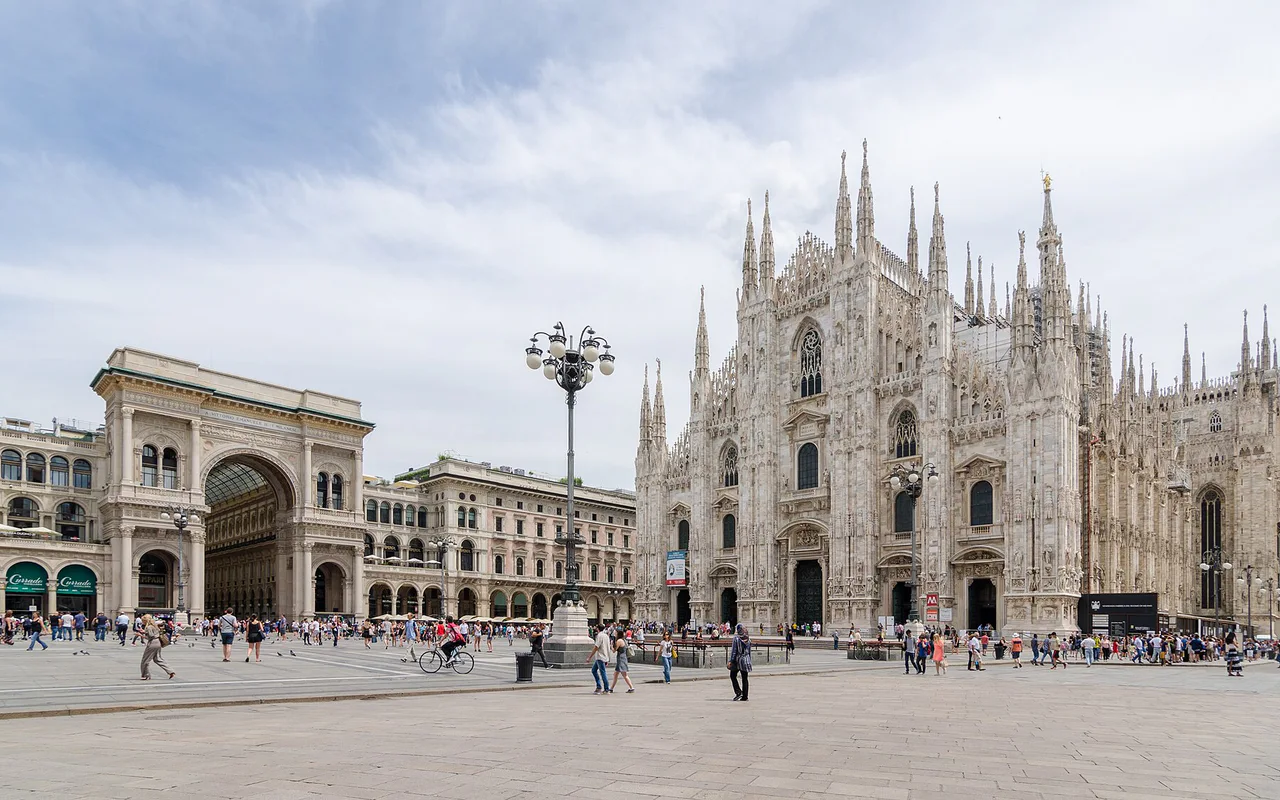 City view of Milan