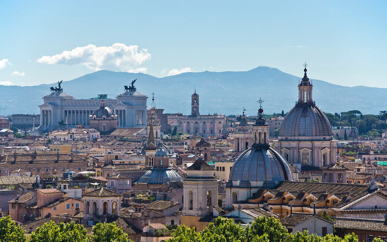 City view of Rome