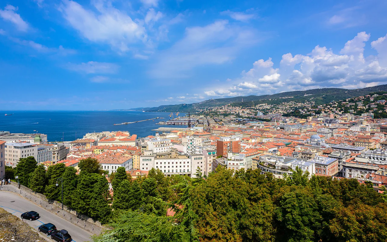 Vue sur la ville de Trieste