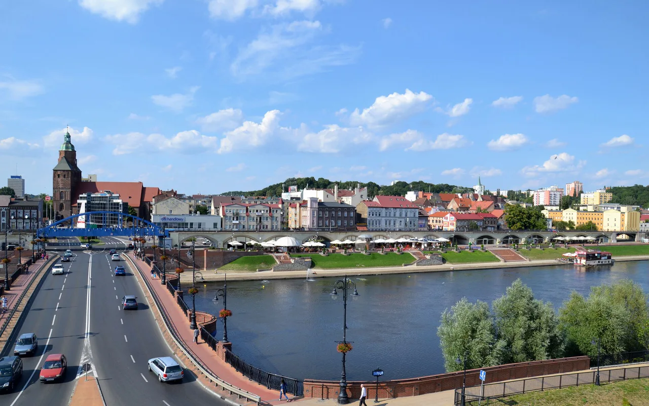 Vista da cidade de Gorzów Wielkopolski