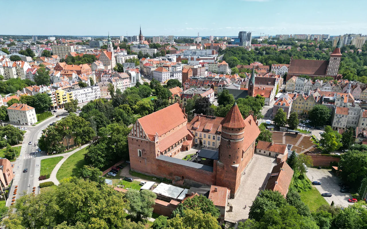 Pohľad na mesto Olsztyn