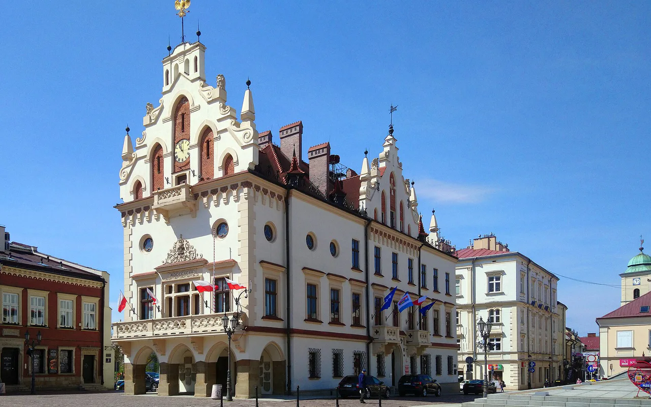 Vue sur la ville de Rzeszów